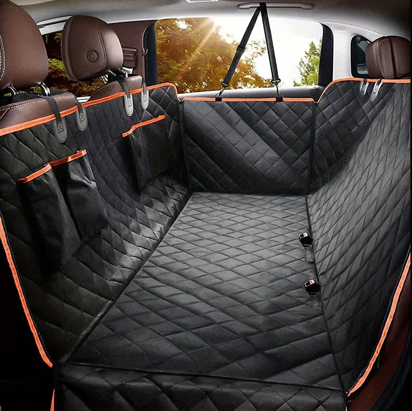 Car Pet Mat Rear Seat Protective Cover Waterproof And Thickened To Prevent Biting Oxford Cloth Fully Enclosed Anti-Dirty Mat