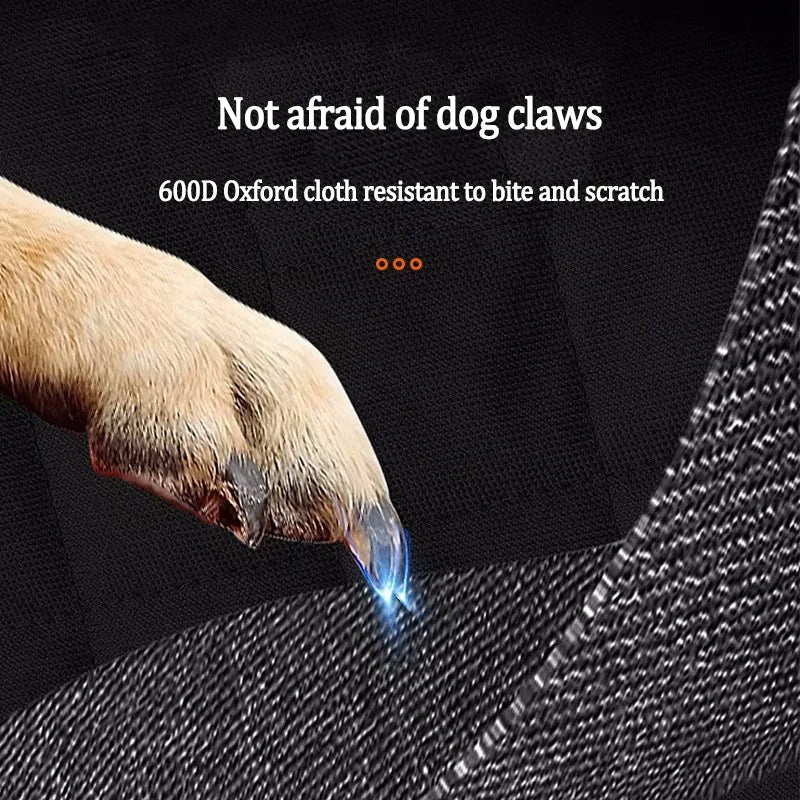 Car Pet Mat Rear Seat Protective Cover Waterproof And Thickened To Prevent Biting Oxford Cloth Fully Enclosed Anti-Dirty Mat